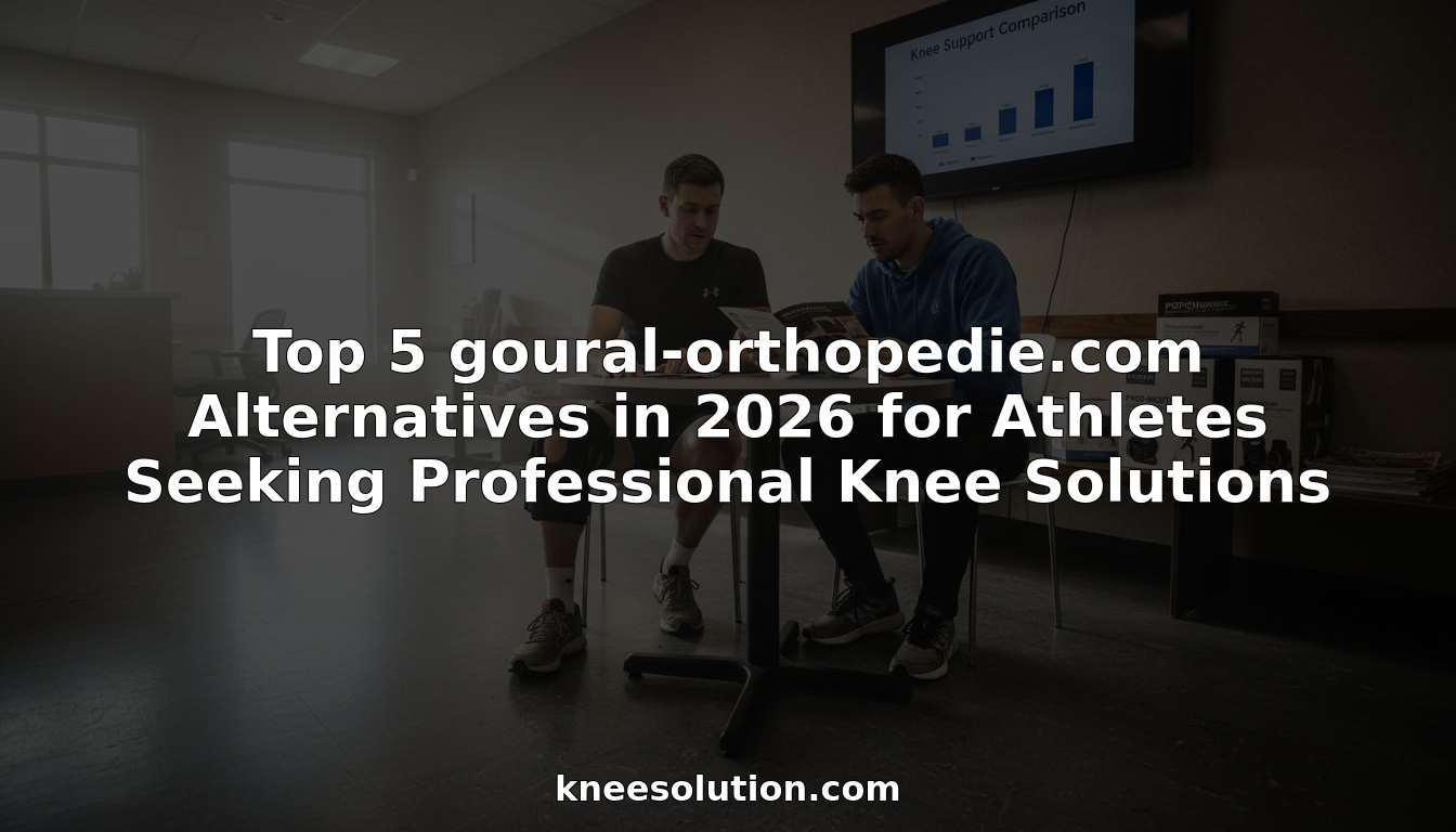 Athletes comparing professional knee solutions